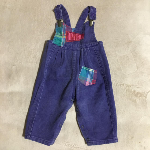 GUESS(ゲス)のmimi 様 専用 BABY GUESS JEANS 12M  オーバーオール  キッズ/ベビー/マタニティのベビー服(~85cm)(パンツ)の商品写真