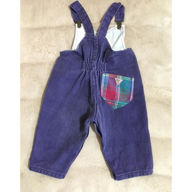 GUESS(ゲス)のmimi 様 専用 BABY GUESS JEANS 12M  オーバーオール  キッズ/ベビー/マタニティのベビー服(~85cm)(パンツ)の商品写真