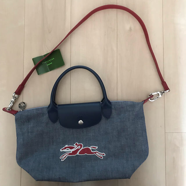 【希少】Longchamp プリアージュ  デニム バッグ