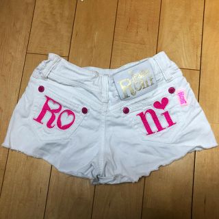 ロニィ(RONI)の美品 RONI Jeans ホワイトデニム パンツ  ＸＬ(パンツ/スパッツ)