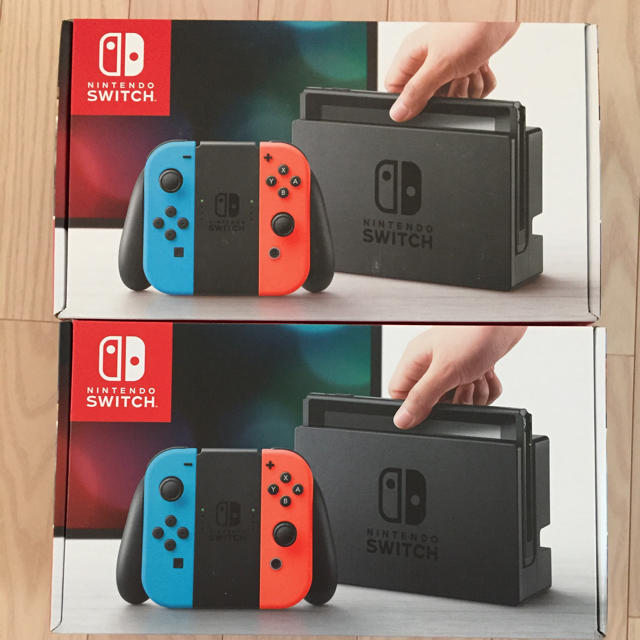 【新品未開封品】Switch 任天堂スイッチ本体   ネオン　2台