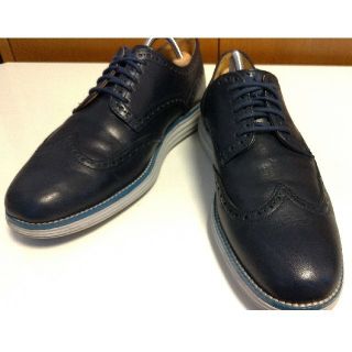 コールハーン(Cole Haan)のCole Haan コールハーン　スニーカー　青　US7-1/2 25.5cm(スニーカー)