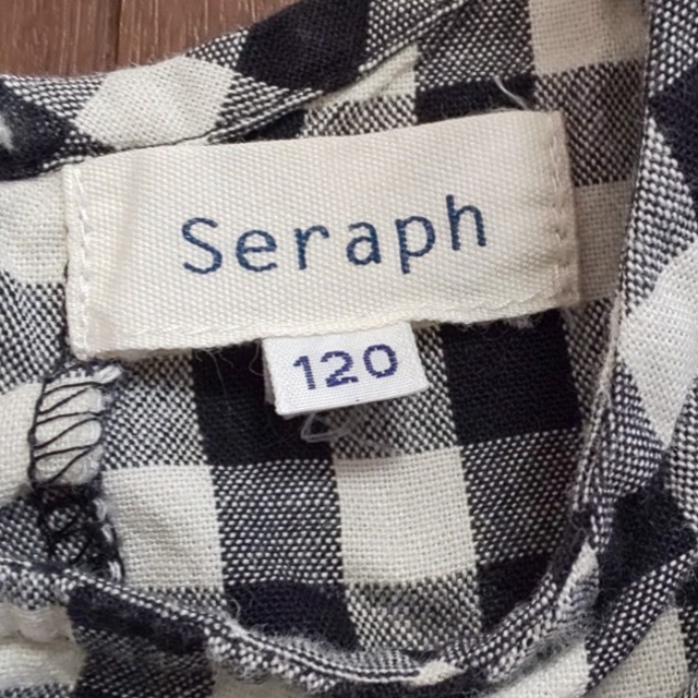 Seraph(セラフ)のSeraphチェック柄ワンピース120センチ キッズ/ベビー/マタニティのキッズ服女の子用(90cm~)(ワンピース)の商品写真