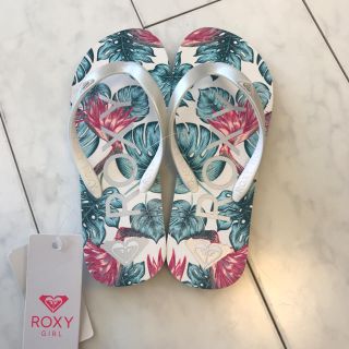 ロキシー(Roxy)の【新品】ROXY GIRL ビーチサンダル 20cm(サンダル)