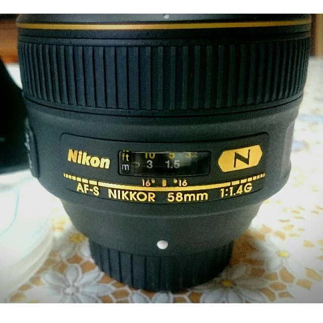 レンズ(単焦点) Nikon - Nikon AF-S NIKKOR 58mm f/1.4G