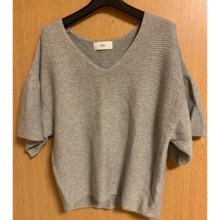 アズールバイマウジー(AZUL by moussy)のAZUL MOUSSY 半袖サマーニット☆(カットソー(半袖/袖なし))