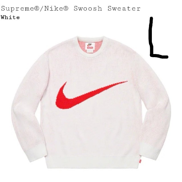 Lサイズ Supreme Nike Swoosh Sweater セーター