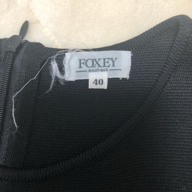 FOXEY(フォクシー)のFOXEY☆ブラック ワンピース レディースのワンピース(ひざ丈ワンピース)の商品写真