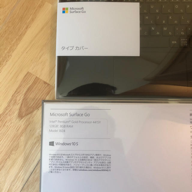 品質は非常に良い  Microsoft - Windows Surface Go タイプカバー 新品未使用Microsoft タブレット 3
