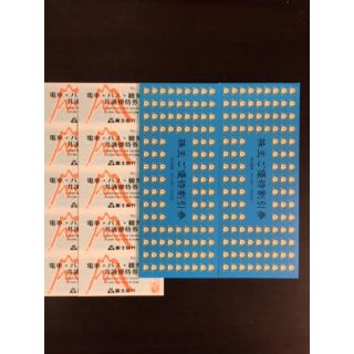 富士急行　共通優待券10枚+割引券冊子2部　匿名配送(その他)