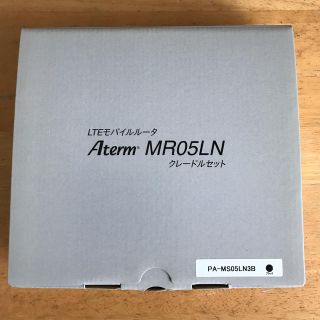 エヌイーシー(NEC)の【美品】Aterm MR05LN クレードルセット(PC周辺機器)