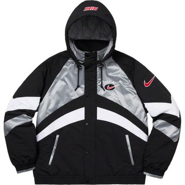 【XL】 【silver】 19ss Supreme Nike Hooded