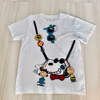 ユニバーサルスタジオジャパン(USJ)の値下げしました！  美品  USJ スヌーピー ポケット付きＴシャツ(Tシャツ(半袖/袖なし))