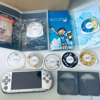 プレイステーションポータブル(PlayStation Portable)のPSPカセット＆本体セット(携帯用ゲーム機本体)