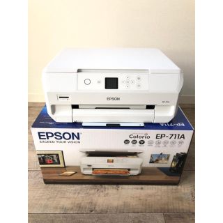 エプソン(EPSON)の【即日発送】EPSON プリンター EP-711A インジェットプリンター(オフィス用品一般)