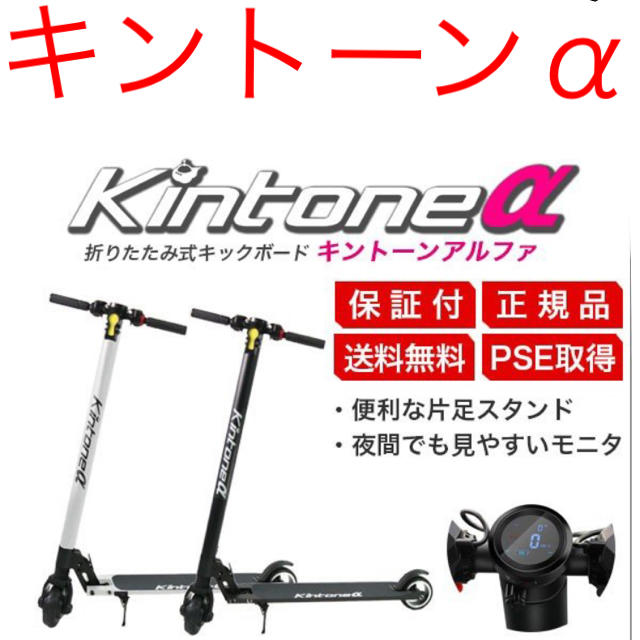 感謝報恩 キントーンアルファ Kintone α GO 電動キックボード | www