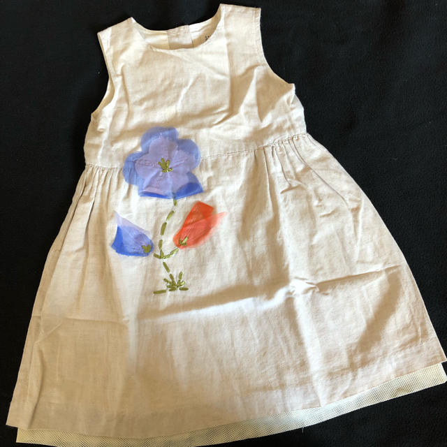 GAP Kids(ギャップキッズ)のGAP リネンワンピース キッズ/ベビー/マタニティのキッズ服女の子用(90cm~)(ワンピース)の商品写真