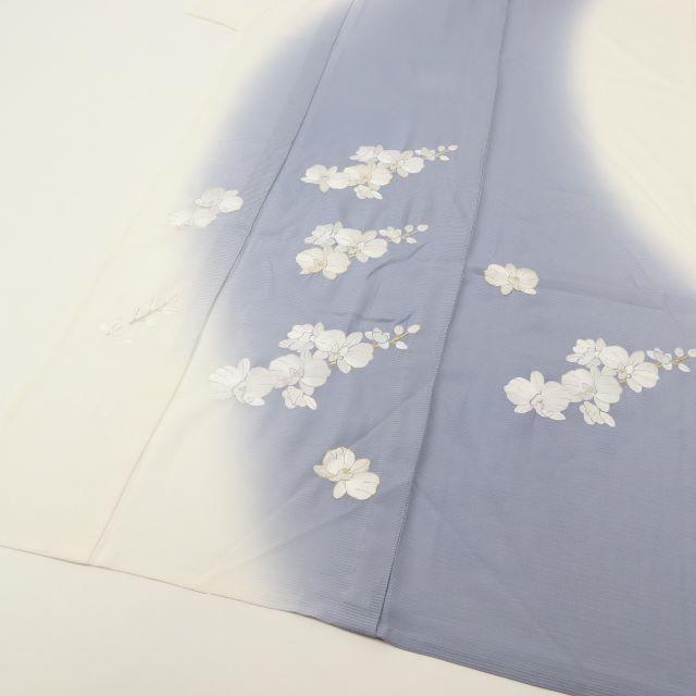 《Iz様専用★2点長尺逸品■夏の絽◆蘭の高級刺繍訪問着IM5-2 SS5-11》 レディースの水着/浴衣(着物)の商品写真