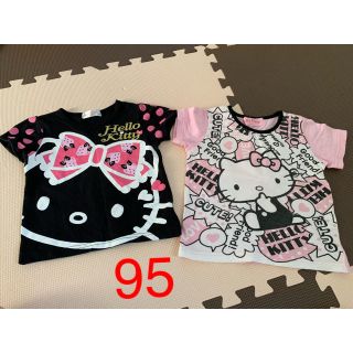 ハローキティ 黒 子供 Tシャツ/カットソー(女の子)の通販 38点