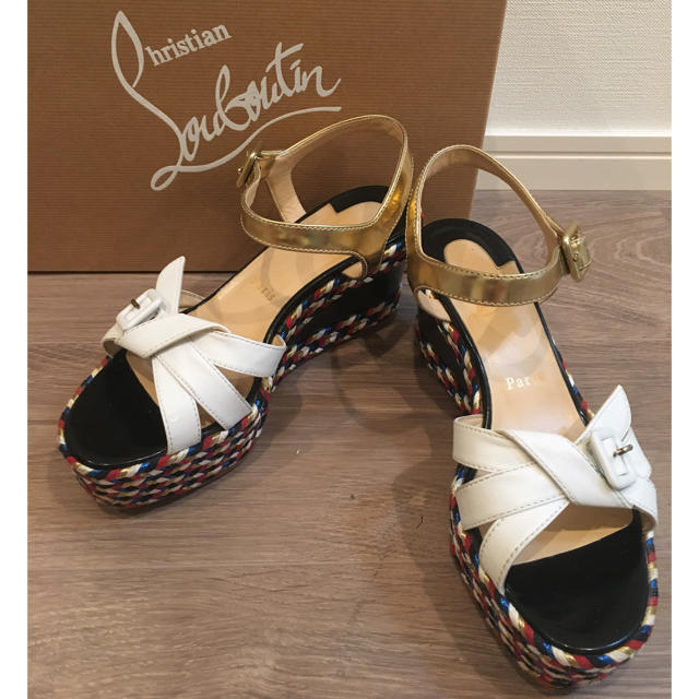 Christian Louboutin ウェッジソールサンダル 超美品