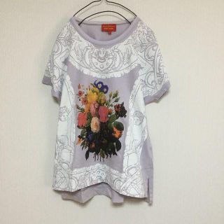 ヴィヴィアンウエストウッド(Vivienne Westwood)のVivienne Westwood RED LABEL Tシャツ 花柄 天使 紫(Tシャツ(半袖/袖なし))