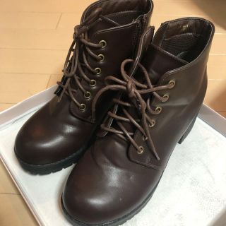 マジェスティックレゴン(MAJESTIC LEGON)のmajestic legon タンクソール編み上げブーツ(ブーツ)