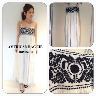 アメリカンラグシー(AMERICAN RAG CIE)のARC刺繍マキシワンピース(ロングワンピース/マキシワンピース)