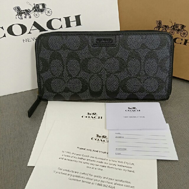 COACH(コーチ)の新品★コーチCOACH長財布　　F74737 メンズのファッション小物(長財布)の商品写真