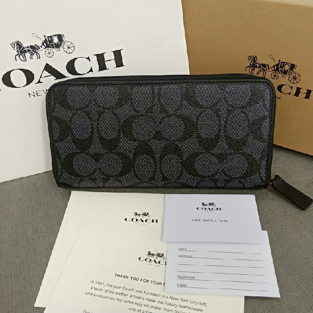 COACH(コーチ)の新品★コーチCOACH長財布　　F74737 メンズのファッション小物(長財布)の商品写真