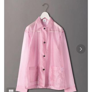 ビューティアンドユースユナイテッドアローズ(BEAUTY&YOUTH UNITED ARROWS)のROKU 大人気 suke shirt pink 美品(シャツ/ブラウス(長袖/七分))