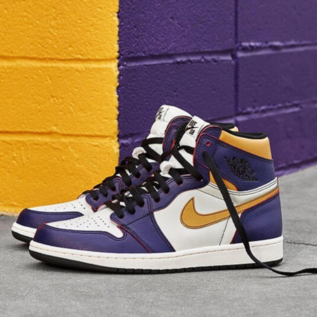 NIKE SB AJ1 LAKERS