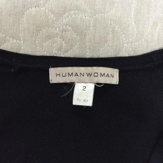 HUMAN WOMAN(ヒューマンウーマン)のHuman womanシンプルカーデ レディースのトップス(ニット/セーター)の商品写真