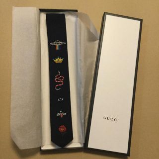 グッチ(Gucci)のGUCCIグッチ ウール ネクタイ 【正規品】※お値下げしました(ネクタイ)