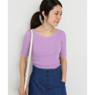 イエナ(IENA)の18SS超美品YOUNG&OLSEN RIB BACKWARDS プルオーバー(Tシャツ(半袖/袖なし))