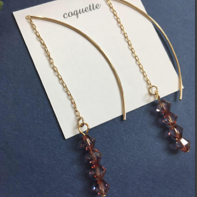 no.148/coquette handmade accessory ハンドメイドのアクセサリー(ピアス)の商品写真