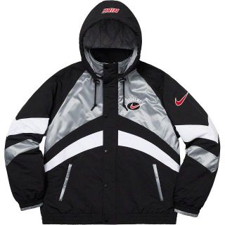 シュプリーム(Supreme)のSupreme Nike Hooded Sport Jacket 銀 S(ライダースジャケット)