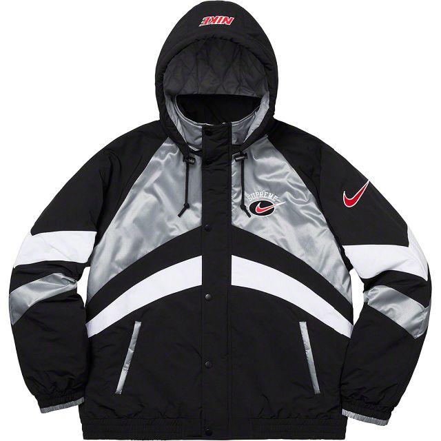 Supreme(シュプリーム)のSupreme Nike Hooded Sport Jacket 銀 M メンズのジャケット/アウター(ライダースジャケット)の商品写真