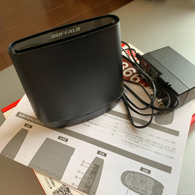 Buffalo(バッファロー)の【美品】BUFFALO_WiFiルーター スマホ/家電/カメラのPC/タブレット(PC周辺機器)の商品写真