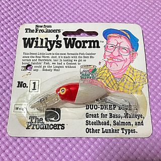 ダイワ(DAIWA)の新品未開封 オールドルアー  willy's worm 小型クランクベイト (ルアー用品)