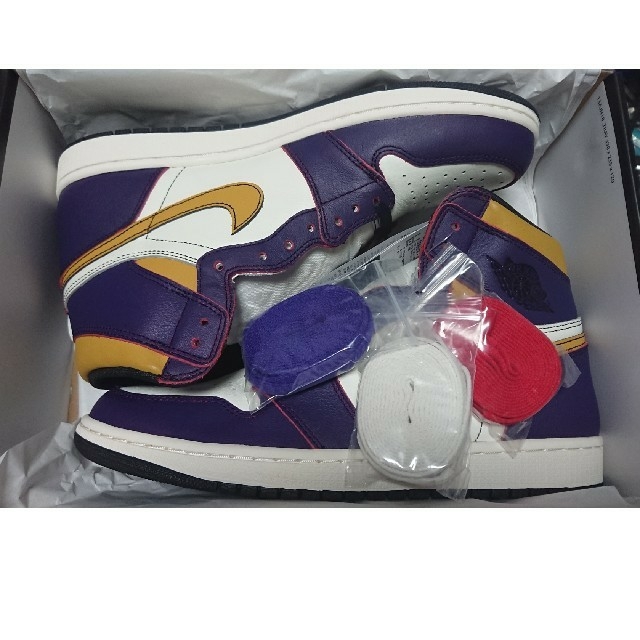 メンズNIKE SB×JORDAN 1  HIGH LAKERS 29cm