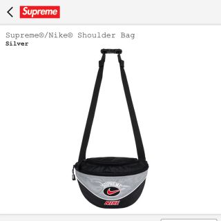 シュプリーム(Supreme)のSupreme Nike  Shoulder Bag シルバー(ショルダーバッグ)