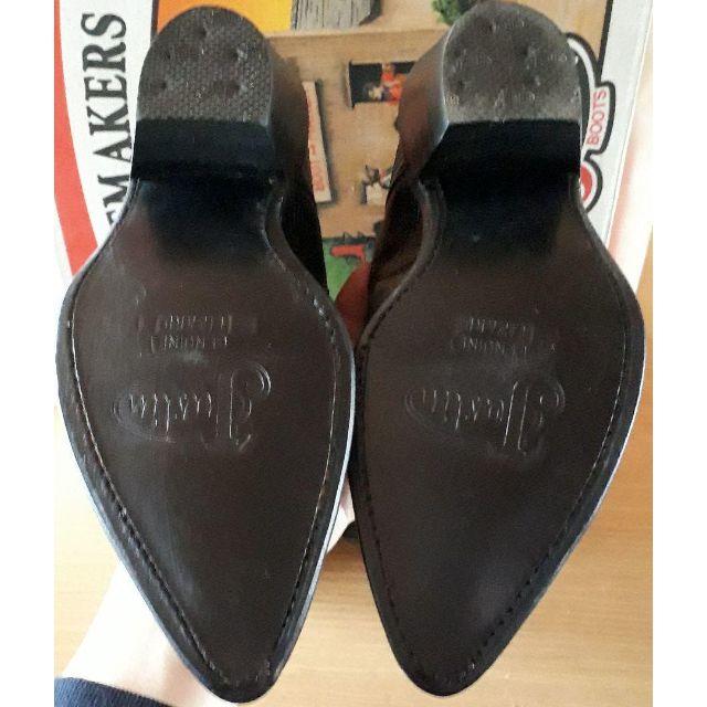 【新品未使用】JUSTINジャスティンウエスタンブーツL4786トカゲ23ｃｍ黒 レディースの靴/シューズ(ブーツ)の商品写真