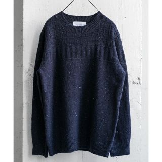 アーバンリサーチドアーズ(URBAN RESEARCH DOORS)のURBAN RESEARCH DOORS nep panel knit(ニット/セーター)