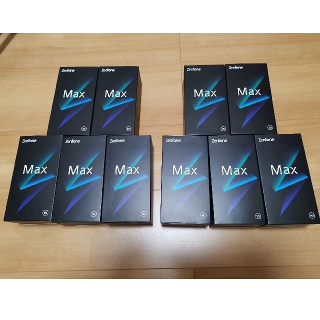 ASUS(エイスース)の新品未開封　SIMフリー　zenfone  max  m2 10個セット スマホ/家電/カメラのスマートフォン/携帯電話(スマートフォン本体)の商品写真