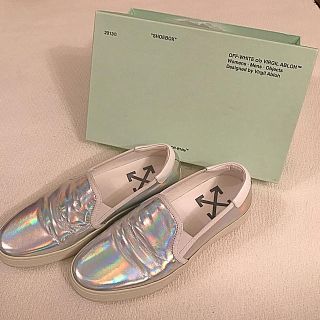 オフホワイト(OFF-WHITE)のOFF-WHITE  スリッポン VIRGIL ABLOH(スリッポン/モカシン)