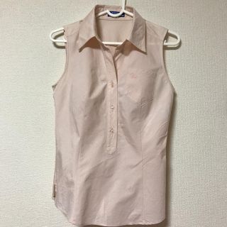 バーバリーブルーレーベル(BURBERRY BLUE LABEL)のてれてれさ様専用 Burberry  ノースリーブ  シャツ(シャツ/ブラウス(半袖/袖なし))