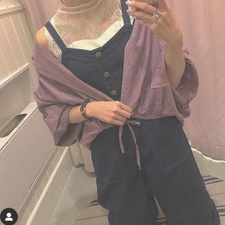 ヘザー(heather)のドルマン長袖 パープル💗専用(カットソー(長袖/七分))