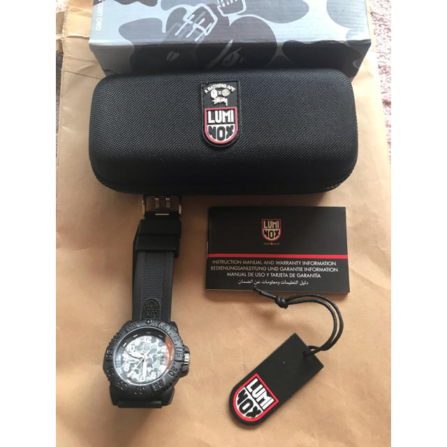 luminox ape stussy トリプルコラボ 腕時計