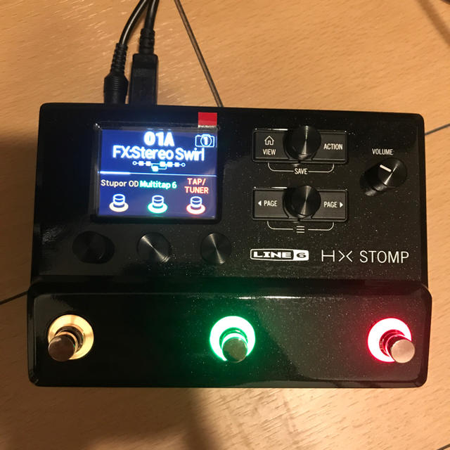 正規品 Line6 美品】LINE6 STOMP HX STOMP(訳あり) オマケ付き ギター