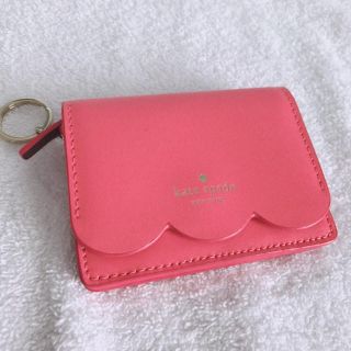 ケイトスペードニューヨーク(kate spade new york)の新品ケイトスペード キーリング付きパスケース ピンク(名刺入れ/定期入れ)